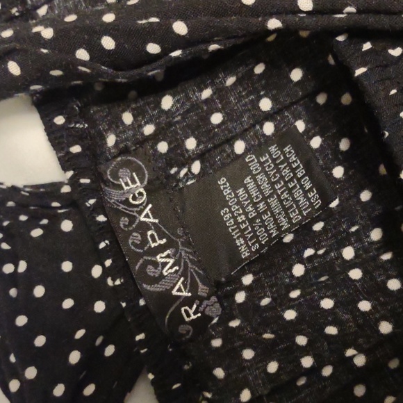 Rampage Women's Off Shoulder Balloon Top - Picture 6 of 6